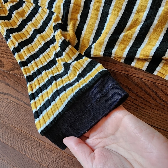 Zara retro stripped blouse - Picture 4 of 4